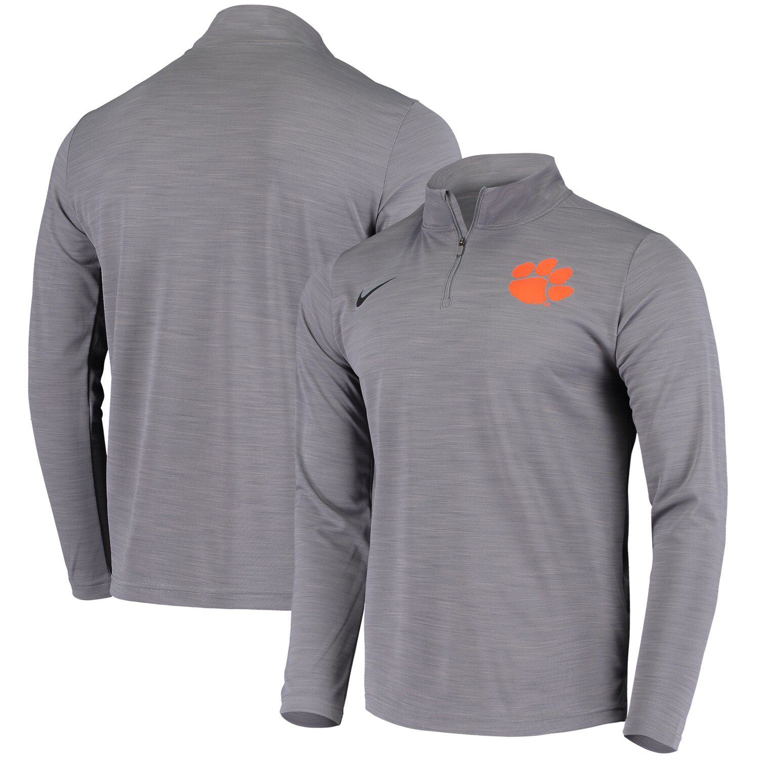 clemson tigers nike coaches sideline half zip performance jacket