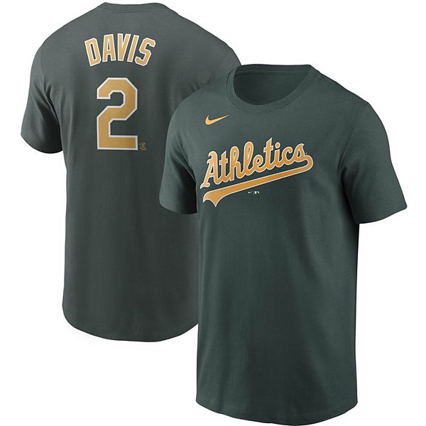 Youth White/Green Oakland Athletics V-Neck T-Shirt Size: 2XL