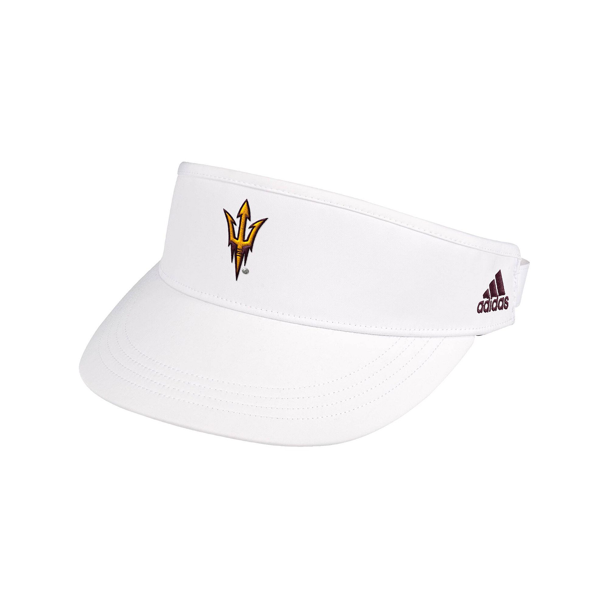 Mens adidas White Arizona State Sun Devils Sideline Coaches AEROREADY High