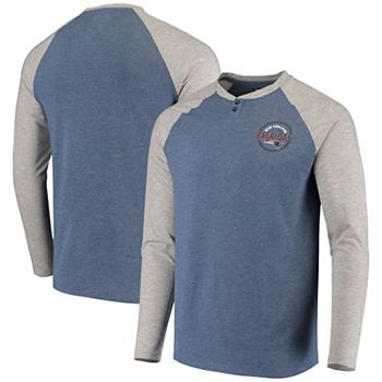 Concepts Sport Men's New England Patriots Long Sleeve Parkway Henley T-Shirt