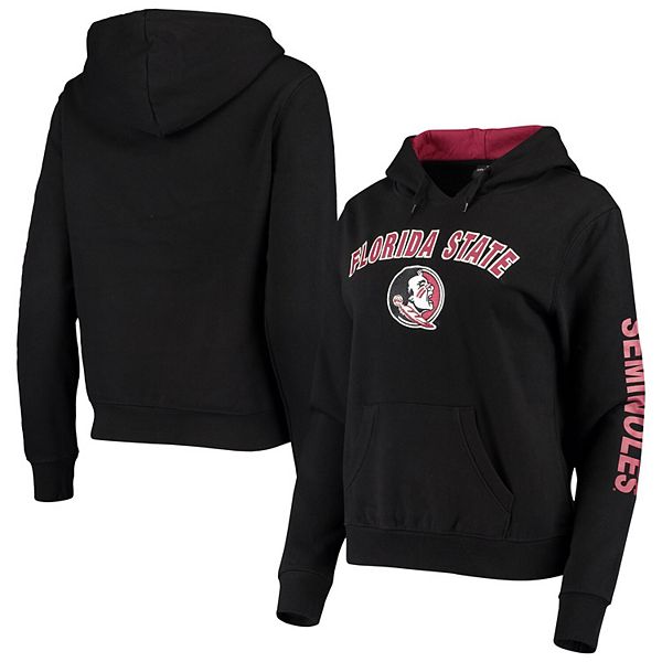 Women's Colosseum Black Florida State Seminoles Loud and Proud Pullover ...