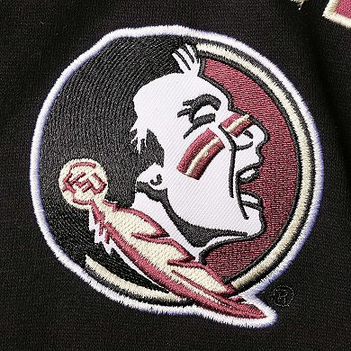 Women's Colosseum Black Florida State Seminoles Loud and Proud Pullover Hoodie