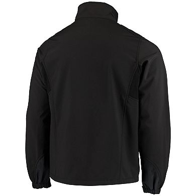 Men's Dunbrooke Black Pittsburgh Steelers Circle Softshell Fleece Full-Zip Jacket