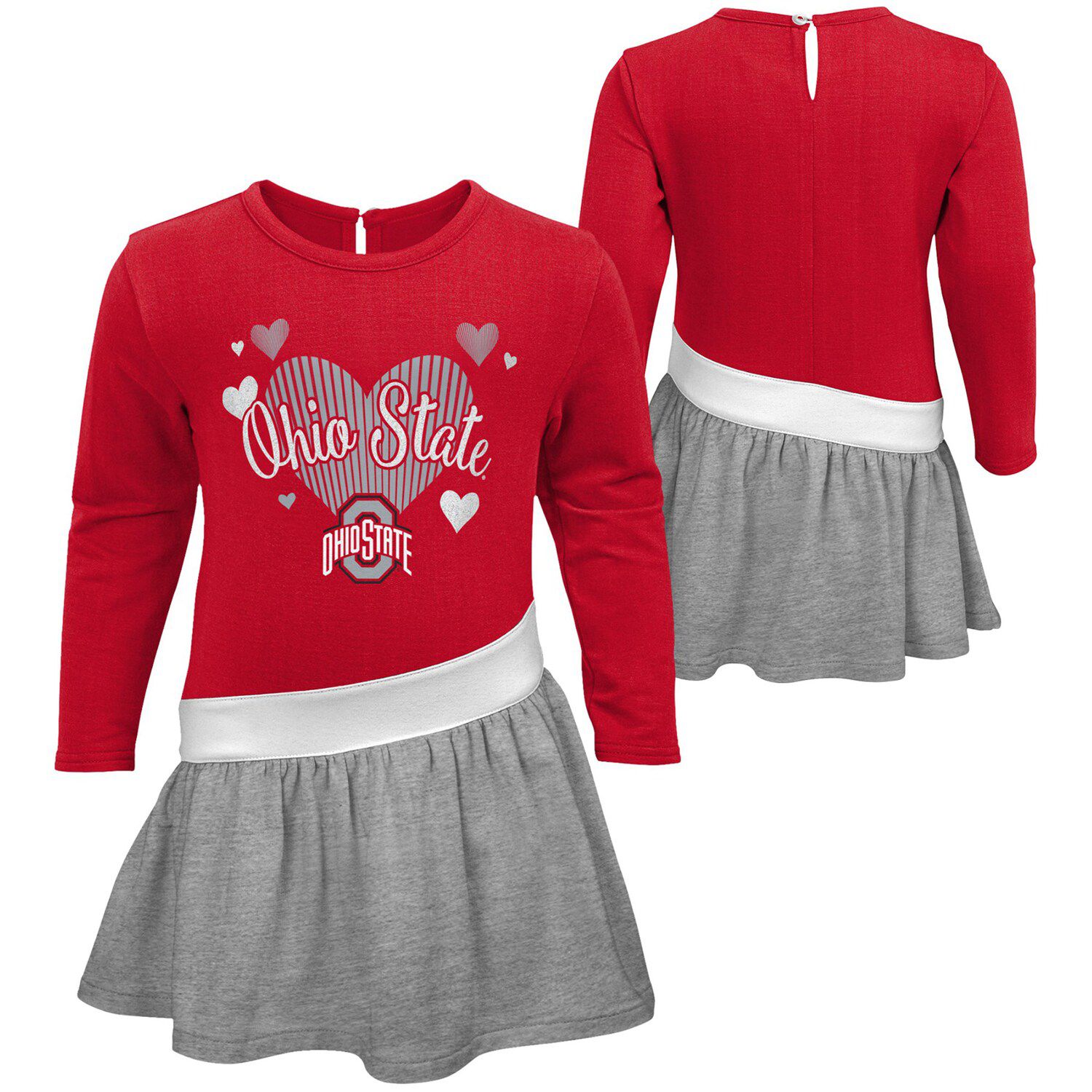 ohio state infant cheerleader outfit