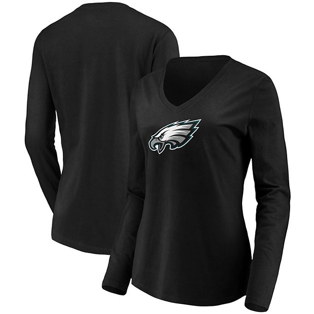 Women's Fanatics Branded Black Philadelphia Eagles Primary Logo