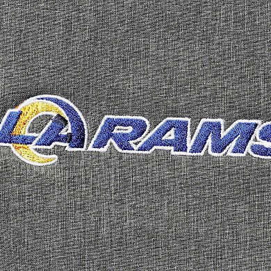 Women's Dunbrooke Charcoal Los Angeles Rams Zephyr Softshell Full-Zip Jacket