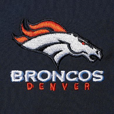 Men's Dunbrooke Navy Denver Broncos Circle Softshell Fleece Full-Zip Jacket