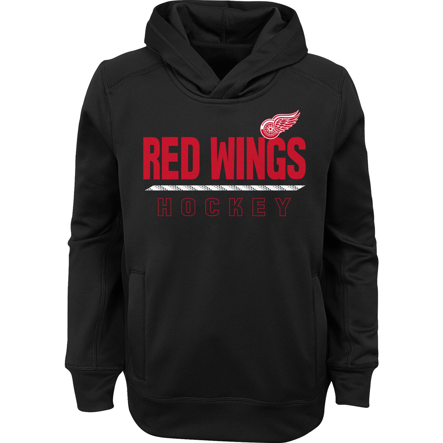 black red wings hoodie