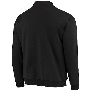 Men's Colosseum Black Virginia Tech Hokies Tortugas Logo Quarter-Zip Jacket