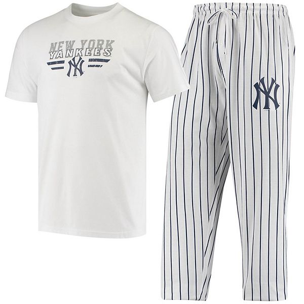 Men's Concepts Sport White New York Yankees Vigor Sleep Set