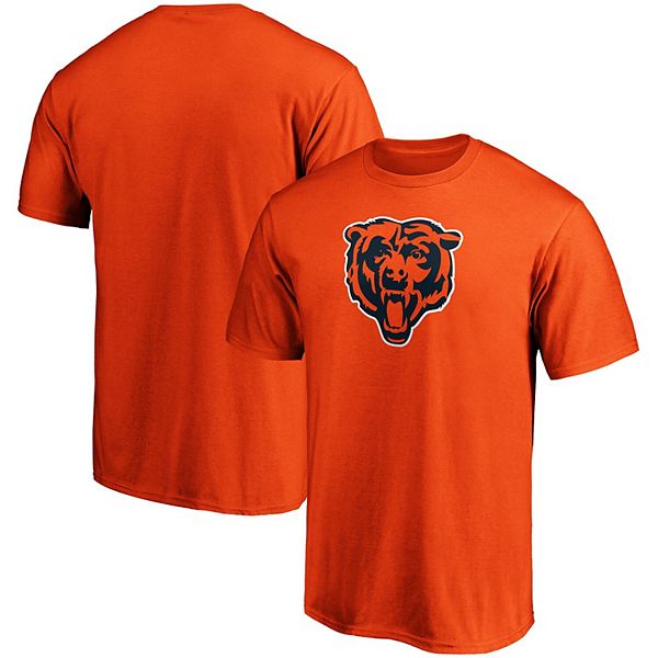 Men's Fanatics Branded Orange Chicago Bears Primary Logo Team T-Shirt