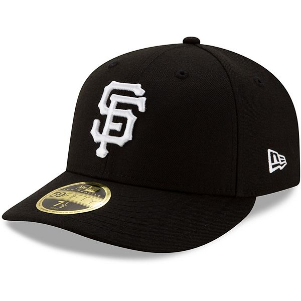 Men's New Era Black San Francisco Giants Team Low Profile 59FIFTY Fitted Hat