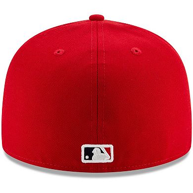 Men's New Era Red St. Louis Cardinals Jackie Robinson Day Sidepatch ...