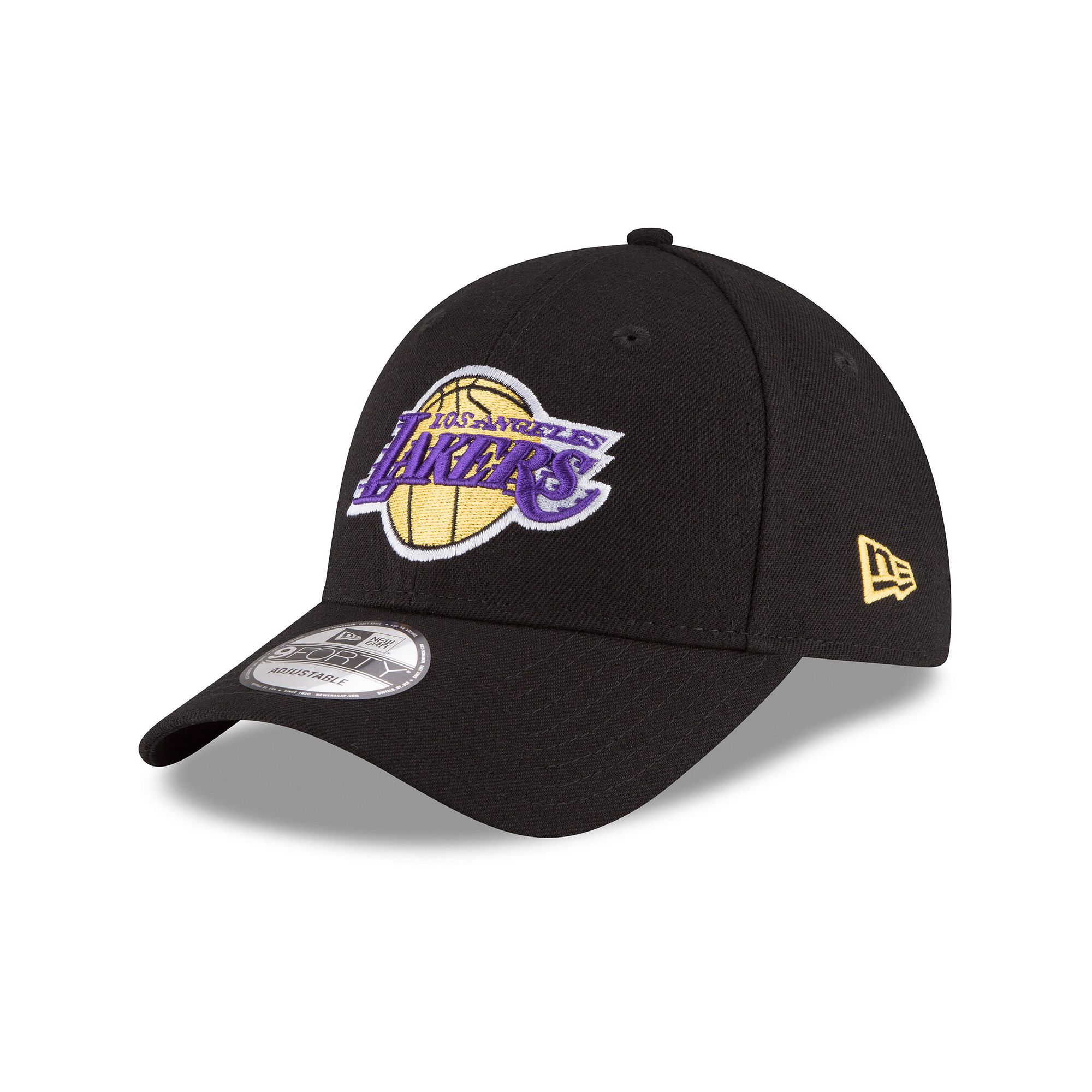 Mens New Era Black Los Angeles Lakers Official Team Color The League 9FORT
