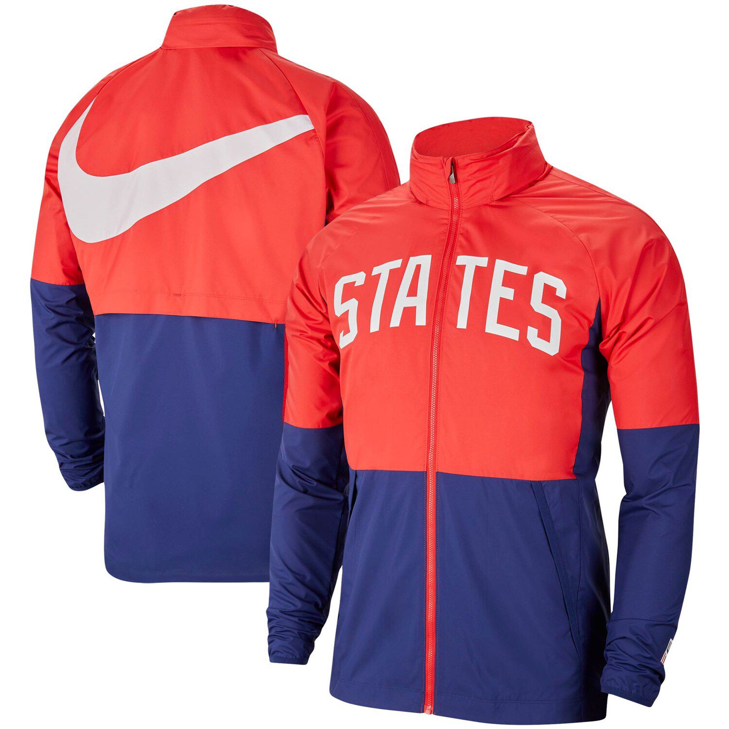 nike red jacket mens