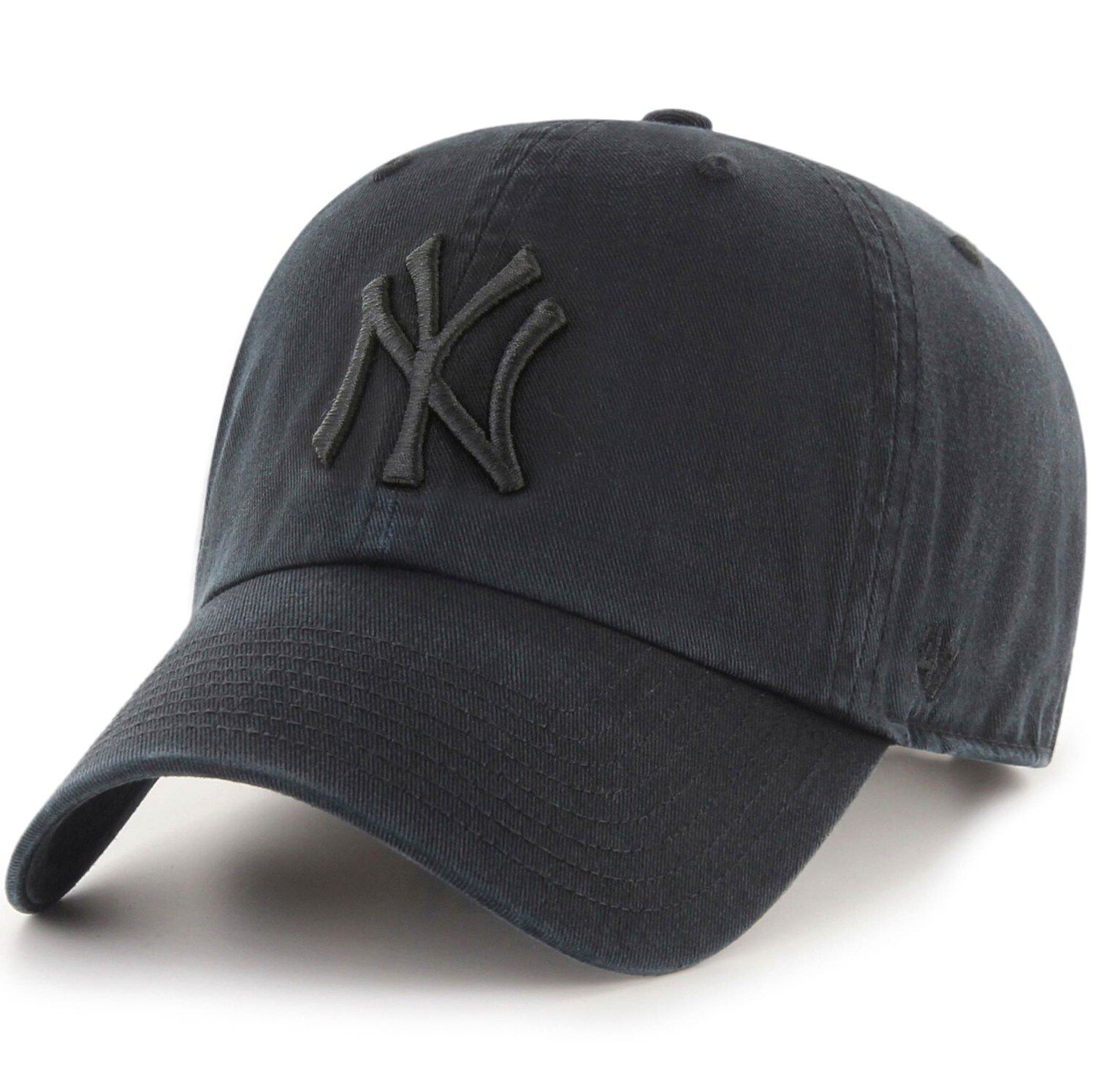 black new york baseball cap