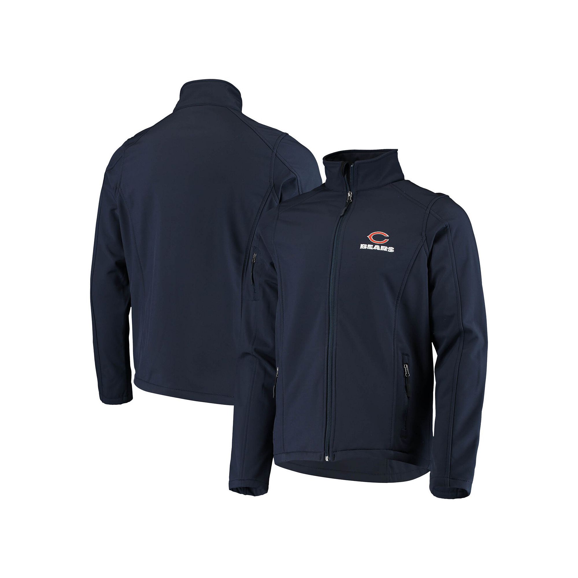 Mens Dunbrooke Navy Chicago Bears Sonoma Softshell Full-Zip Jacket, Size: 