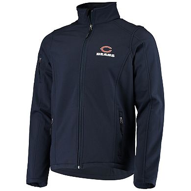 Men's Dunbrooke Navy Chicago Bears Sonoma Softshell Full-Zip Jacket