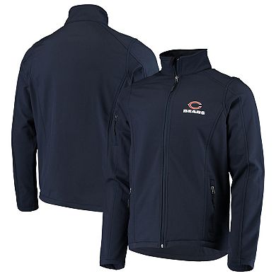 Men's Dunbrooke Navy Chicago Bears Sonoma Softshell Full-Zip Jacket