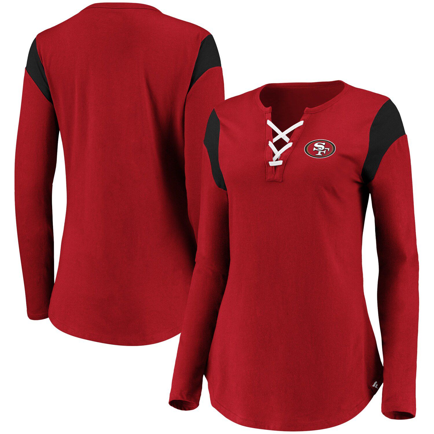 women's black 49ers jersey