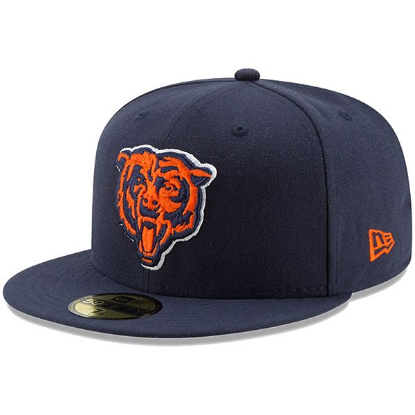 Men's New Era Navy Chicago Bears Team Basic 59FIFTY Fitted Hat