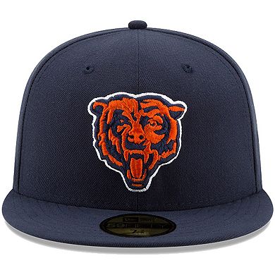 Men's New Era Navy Chicago Bears Team Basic 59FIFTY Fitted Hat