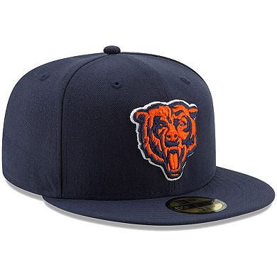 Men's New Era Navy Chicago Bears Team Basic 59FIFTY Fitted Hat