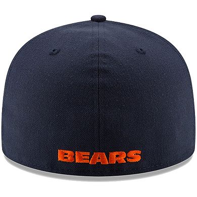 Men's New Era Navy Chicago Bears Team Basic 59FIFTY Fitted Hat