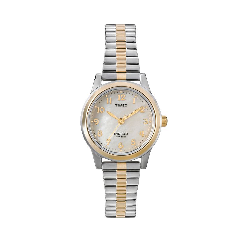 Timex® Women's Two Tone Expansion Watch - T2M828, Size: Small