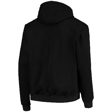 Men's Dunbrooke Black Arizona Cardinals Craftsman Thermal-Lined Full-Zip Hoodie