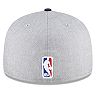Men's New Era Heather Gray/Navy New Orleans Pelicans 2020 NBA Draft OTC 59FIFTY Fitted Hat