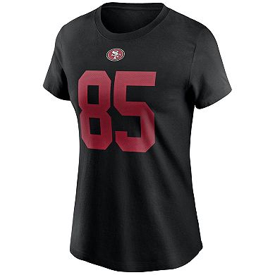 Women's Nike George Kittle Black San Francisco 49ers Name & Number T-Shirt