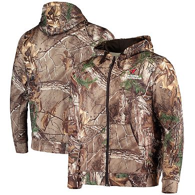 Men's Dunbrooke Realtree Camo Arizona Cardinals Trophy Tech Fleece Full-Zip Hoodie