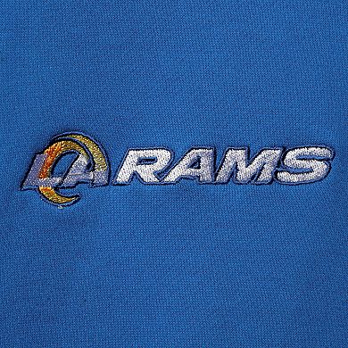 Men's Dunbrooke Royal Los Angeles Rams Craftsman Thermal-Lined Full-Zip Hoodie