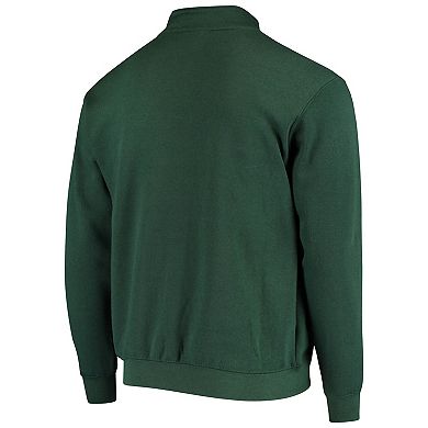 Men's Colosseum Green Colorado State Rams Tortugas Logo Quarter-Zip Pullover Jacket