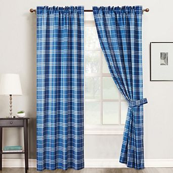 Payton Plaid 4 pc Window Curtain Set