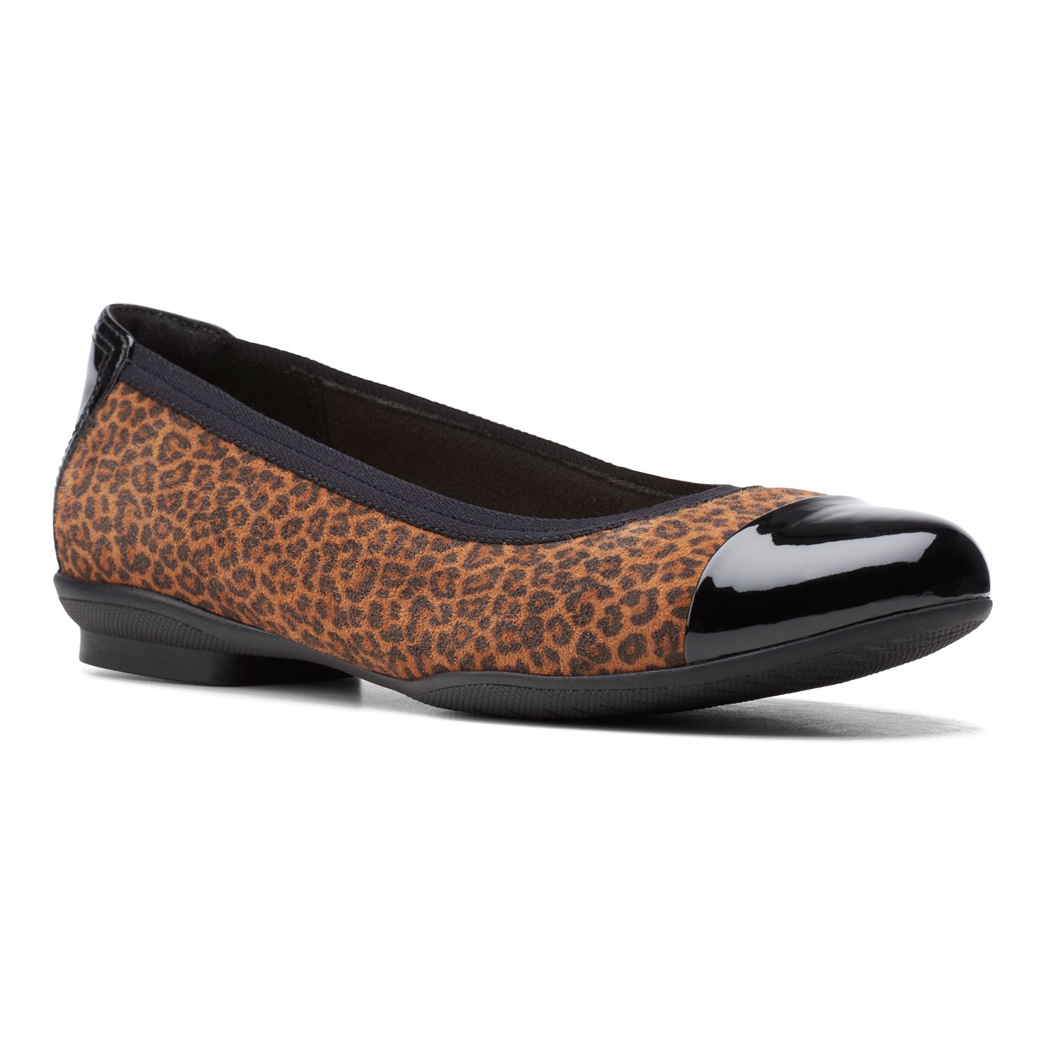 clarks suede flats