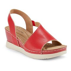 Red hot sale sandals kohls