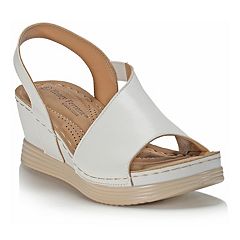 Kohls white hot sale wedge sandals