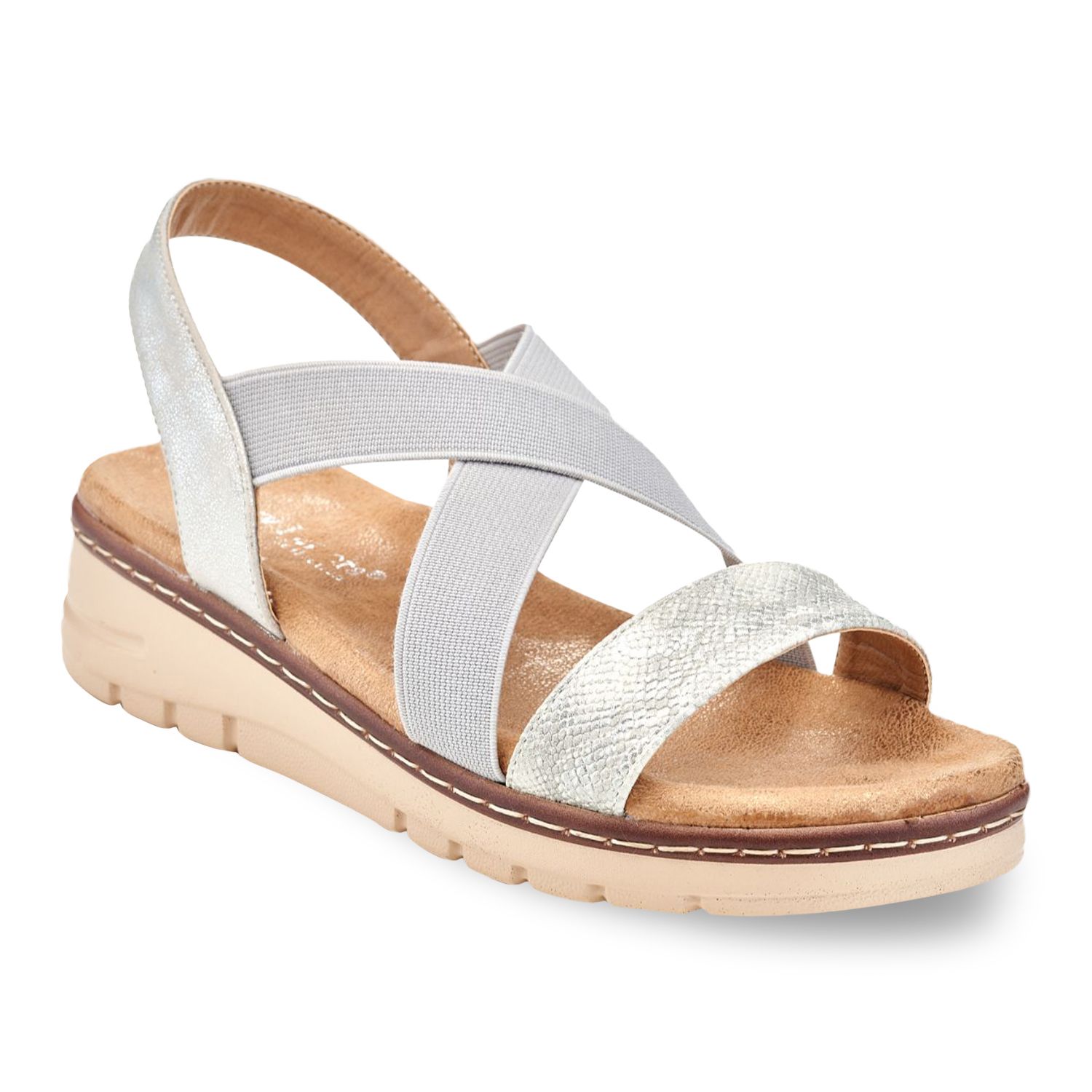 kohls silver wedges