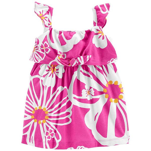 Baby Girl Carter's Tropical Jersey Dress