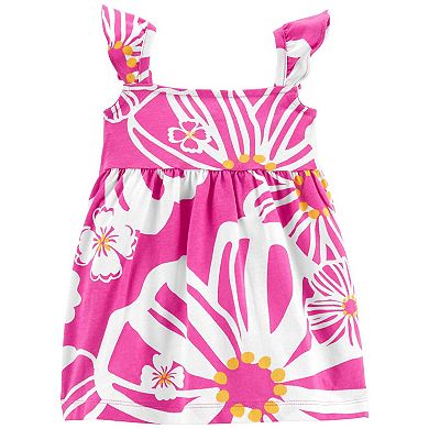 Baby Girl Carter's Tropical Jersey Dress