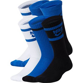 Kids Nike 6-Pack Everyday Cushioned Dri-FIT Crew Socks