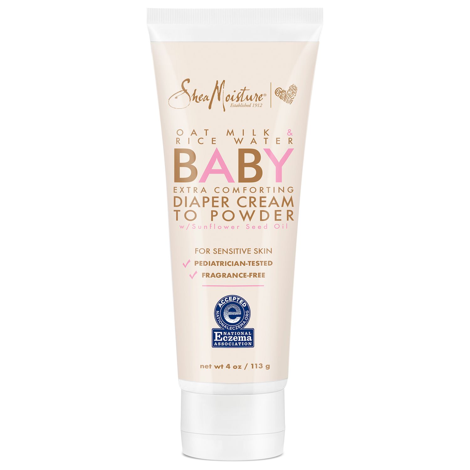 shea moisture oat milk and rice water baby