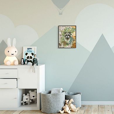 Stupell Home Decor Baby Raccoon Framed Wall Art