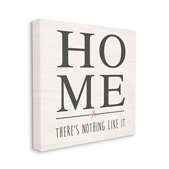 Stupell Home Decor Nothing Like Home Canvas Wall Art