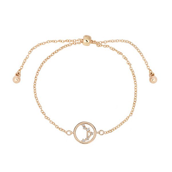 LC Lauren Conrad Zodiac Cubic Zirconia Pull-Tie Bracelet