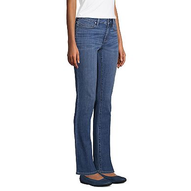 Women's Lands' End Midrise Straight-Leg Jeans