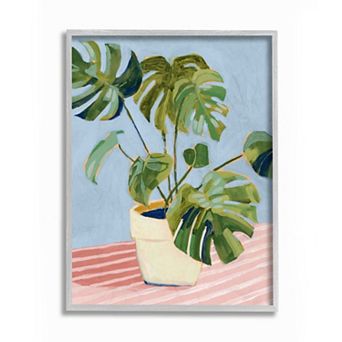 Stupell Home Decor Monstera Plant Painting Framed Wall Art