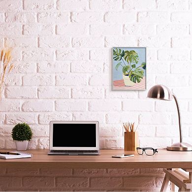 Stupell Home Decor Monstera Plant Painting Framed Wall Art
